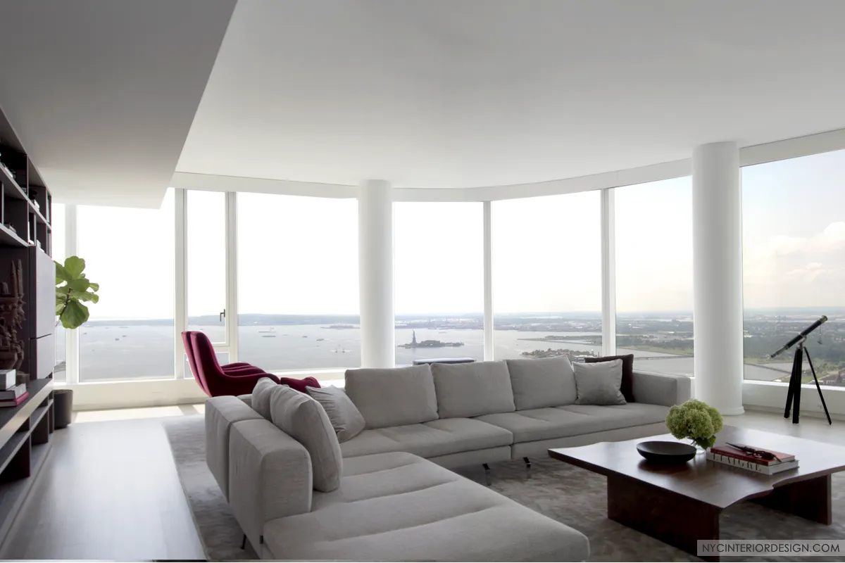 50 west st penthouse apartment design living room