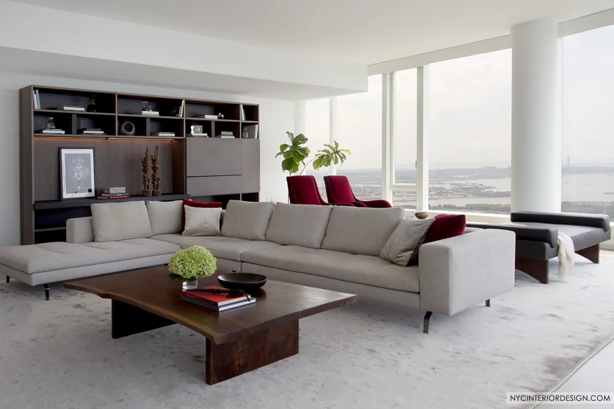 50 west st penthouse apartment living room