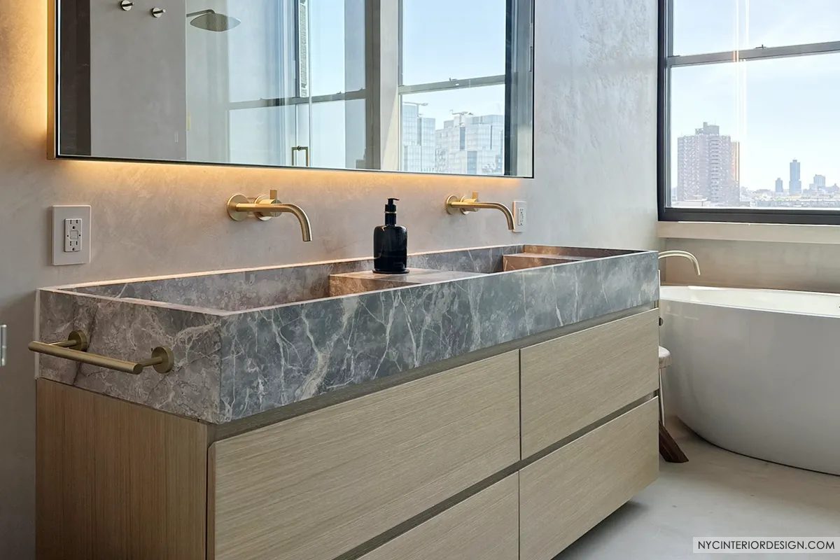 Brooklyn penthouse bathroom remodel