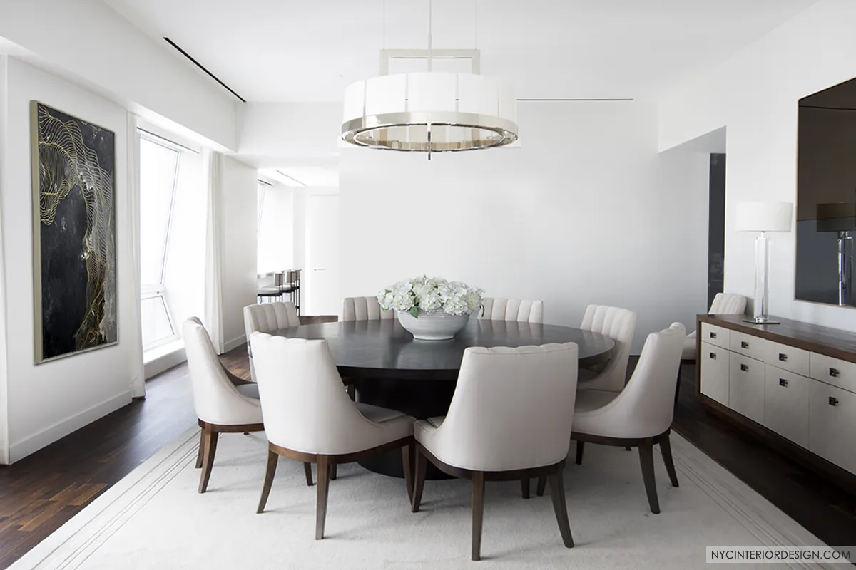 Fifth avenue residence dining room design home upgrade