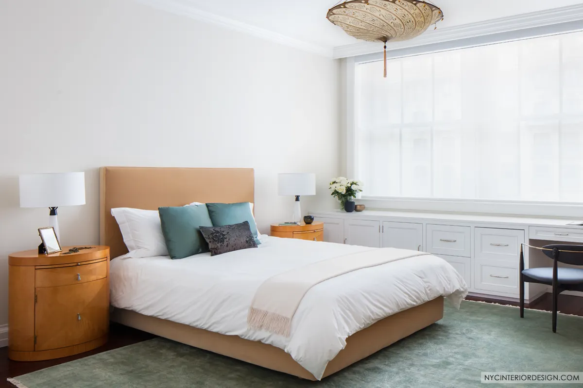 Upper west side penthouse landmark home office guest bedroom