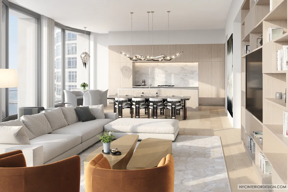 West village apartment penthouse open concept