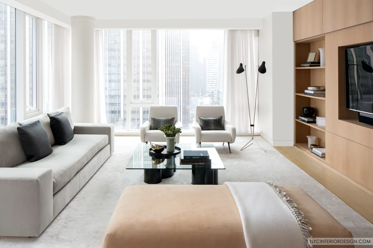 midtown quiet luxury condo nyc interior design