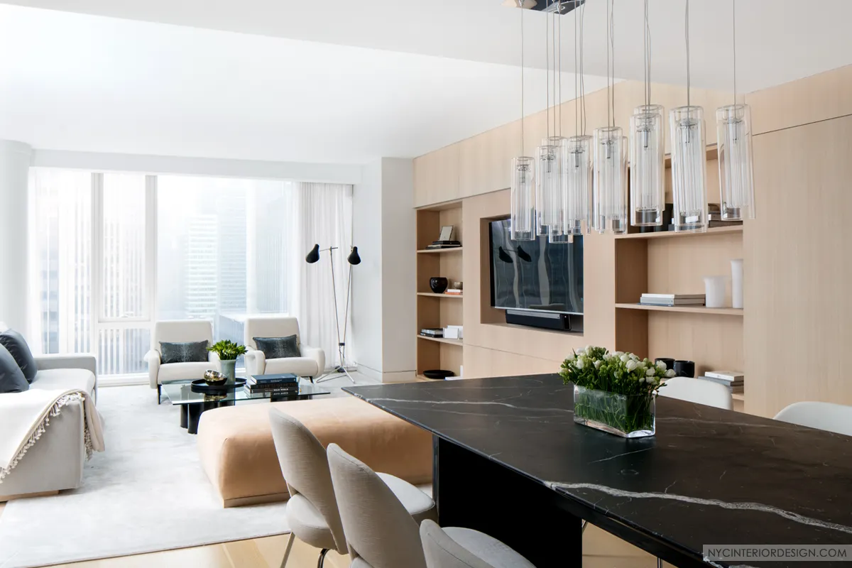 midtown quiet luxury condominium nyc interior design